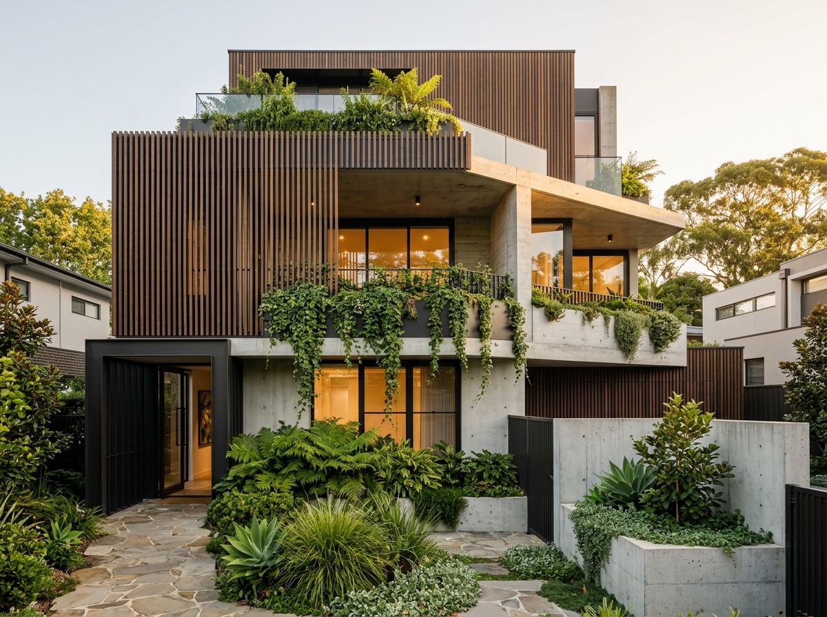 Slatted Timber Facade