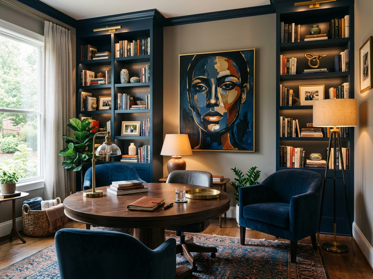 Blue Study Room